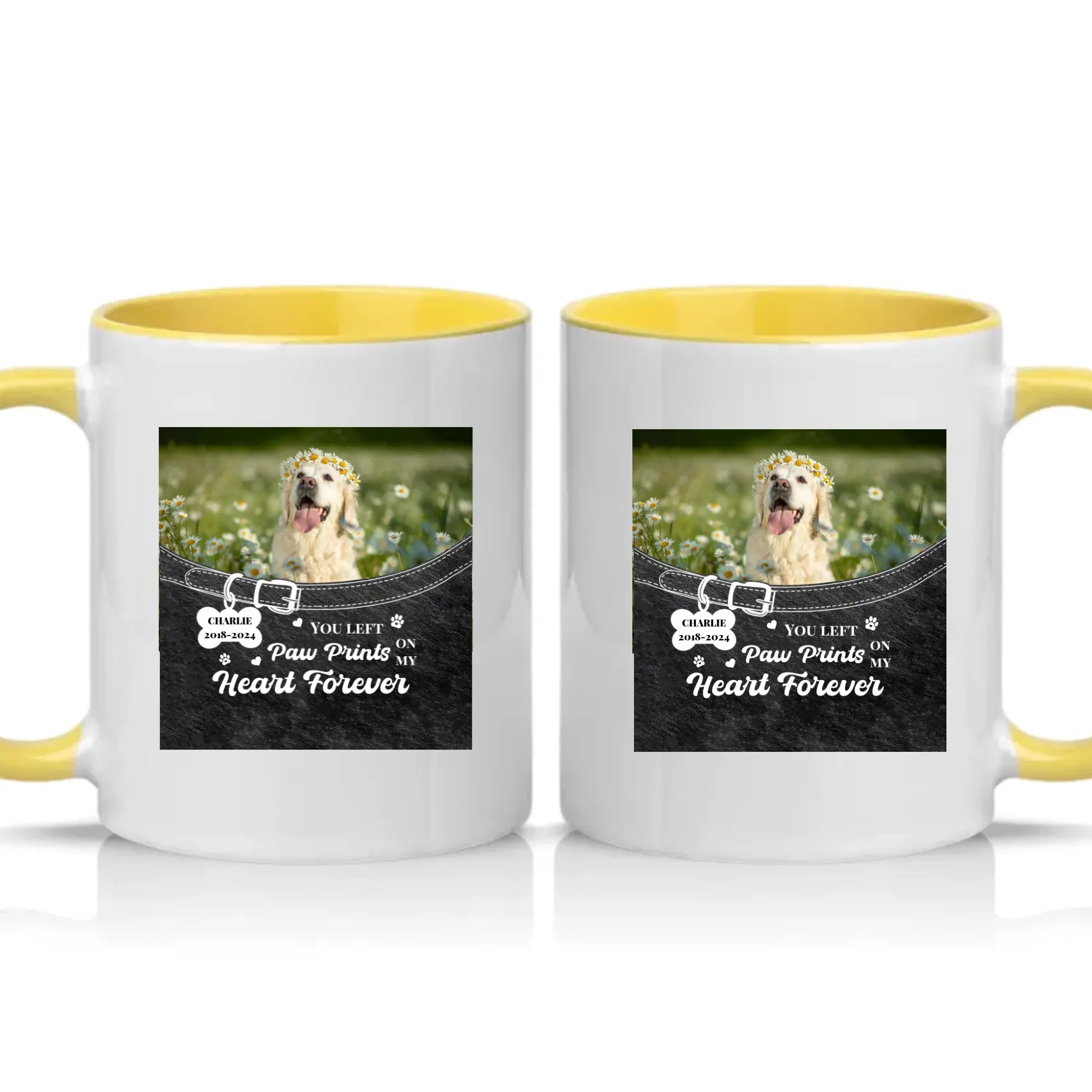 Two Tone 11oz Mug Yellow