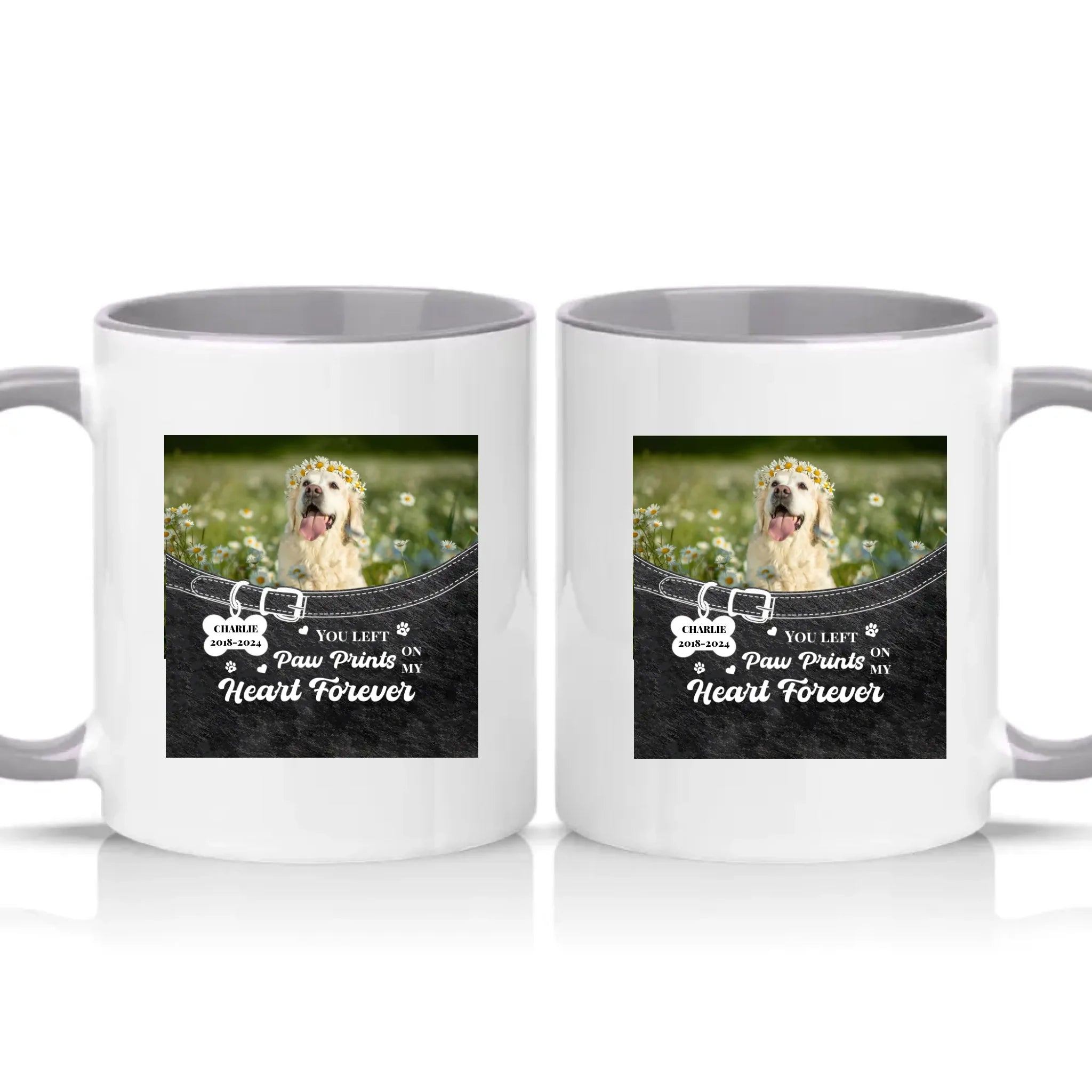 Two Tone 11oz Mug Grey