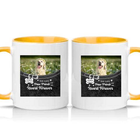 Two Tone 11oz Mug Golden Yellow