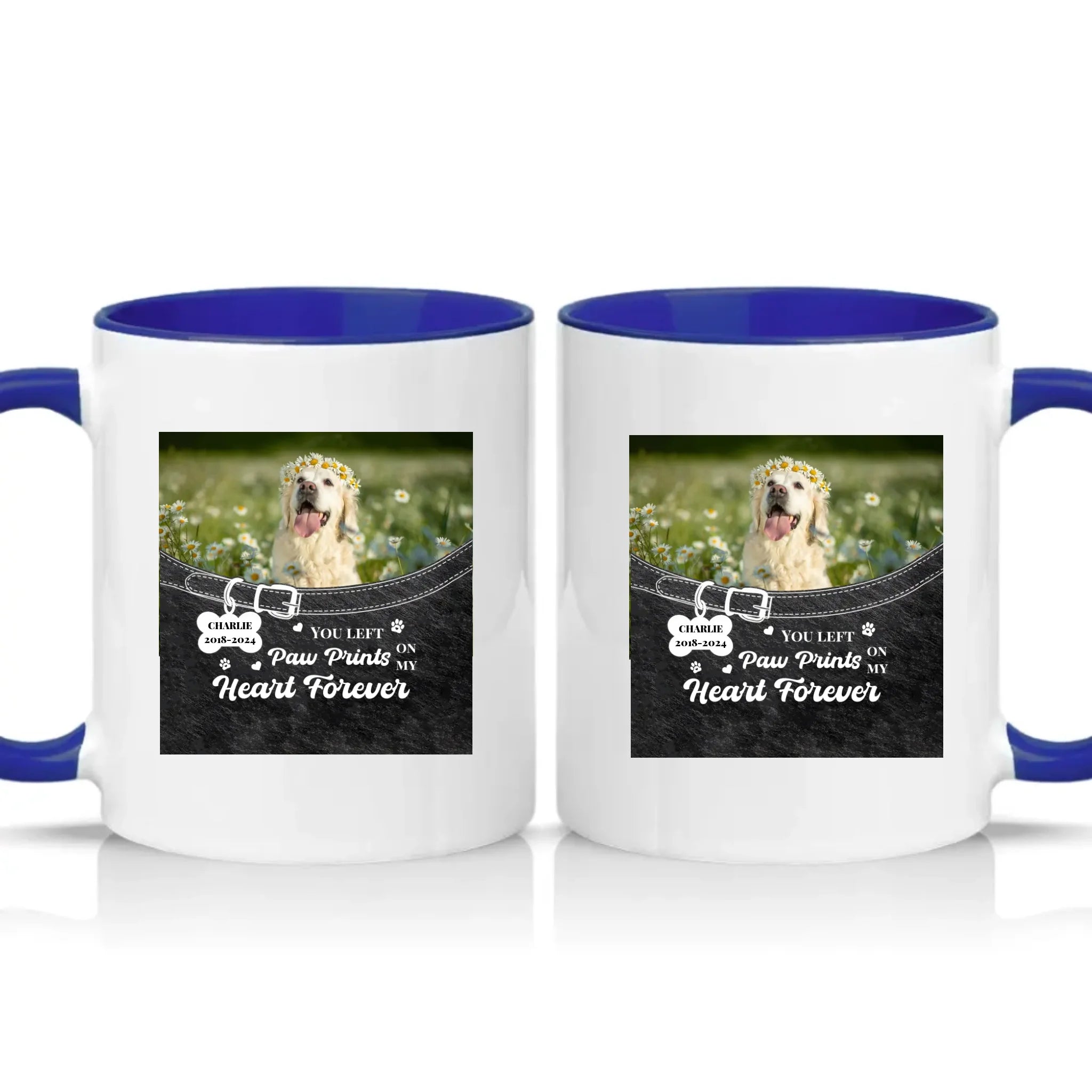 Two Tone 11oz Mug Dark Blue