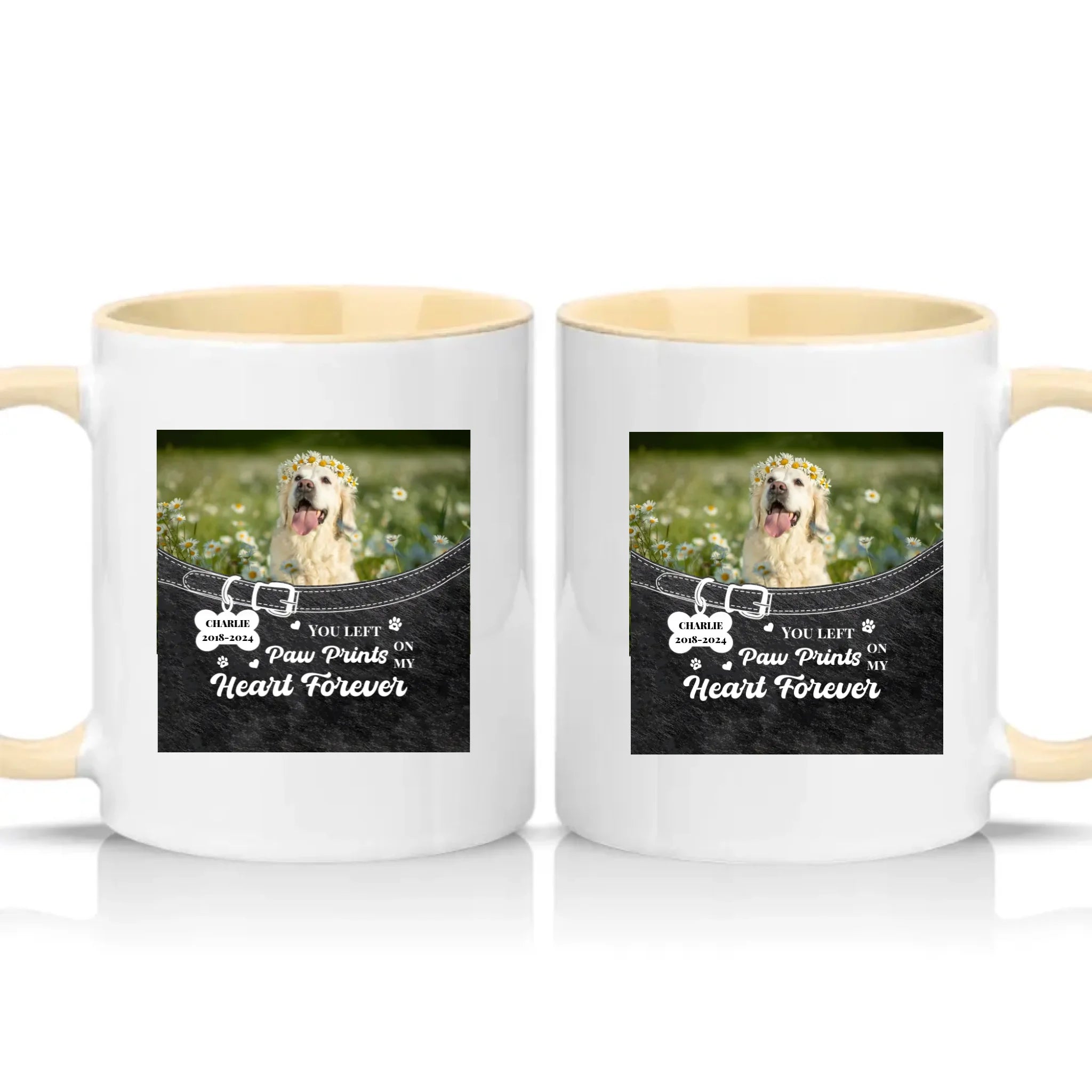 Two Tone 11oz Mug Cream