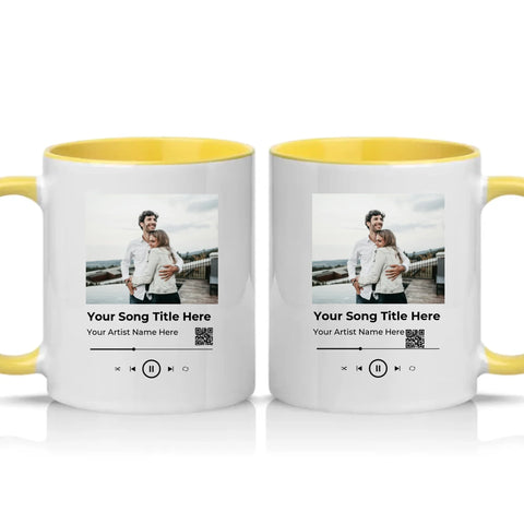 Two Tone 11oz Mug Yellow