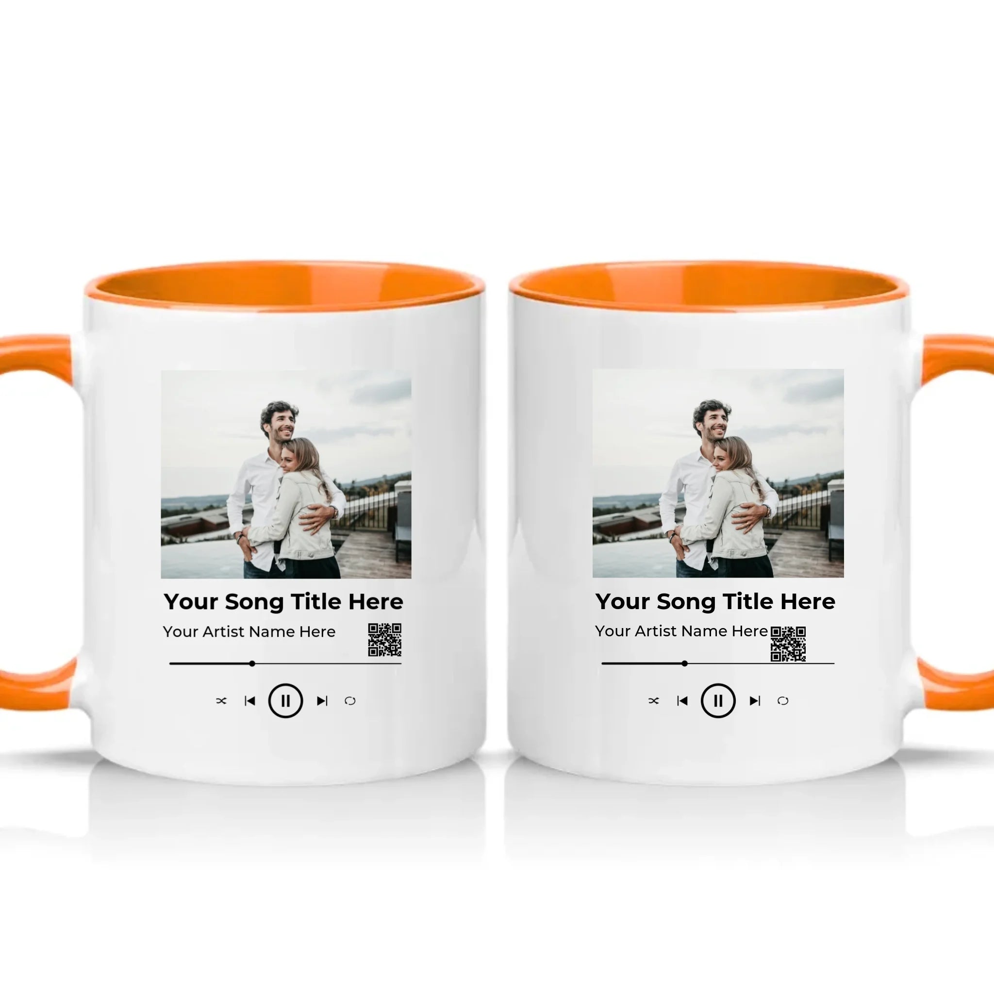Two Tone 11oz Mug Orange