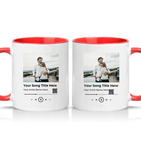Two Tone 11oz Mug Red