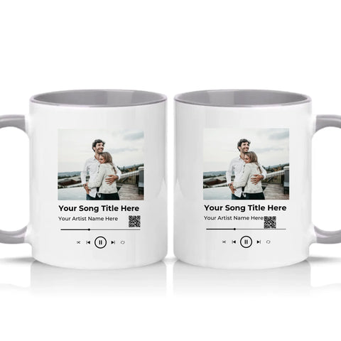Two Tone 11oz Mug Grey