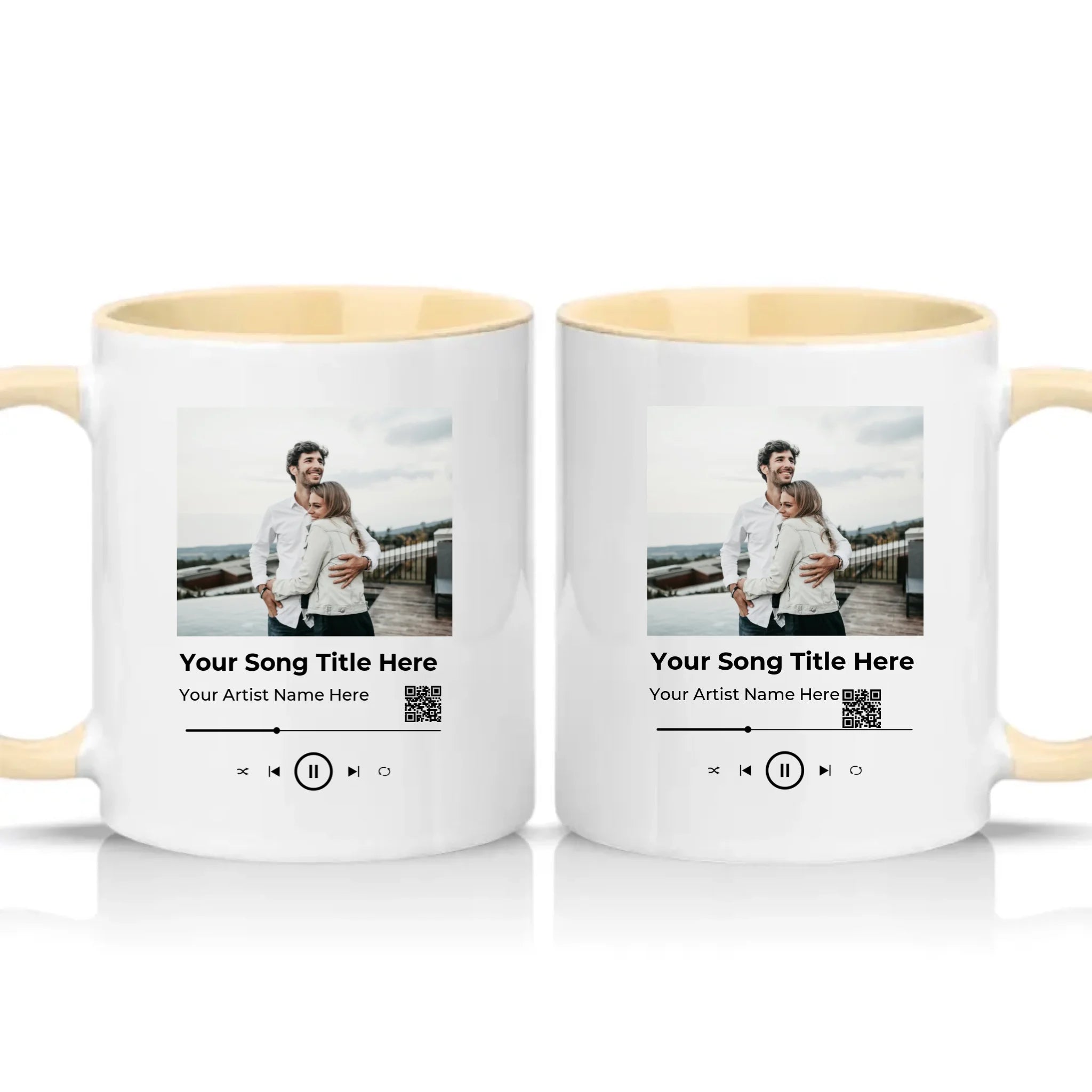 Two Tone 11oz Mug Cream
