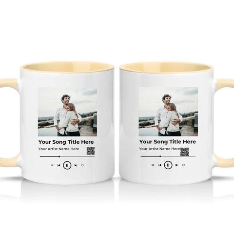 Two Tone 11oz Mug Cream
