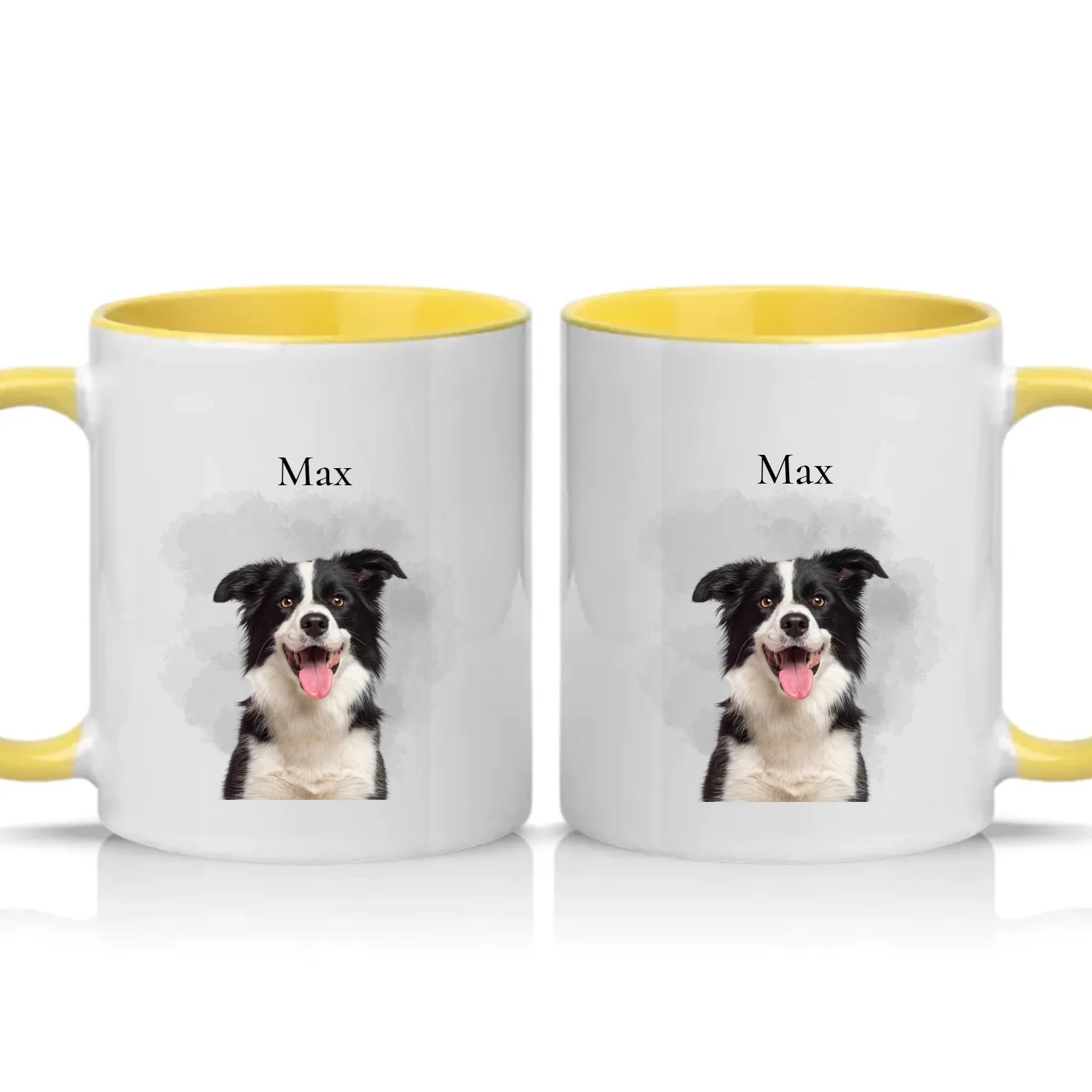 Two Tone 11oz Mug Yellow