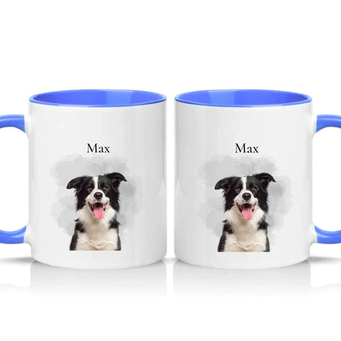 Two Tone 11oz Mug Medium Blue
