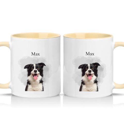 Two Tone 11oz Mug Cream