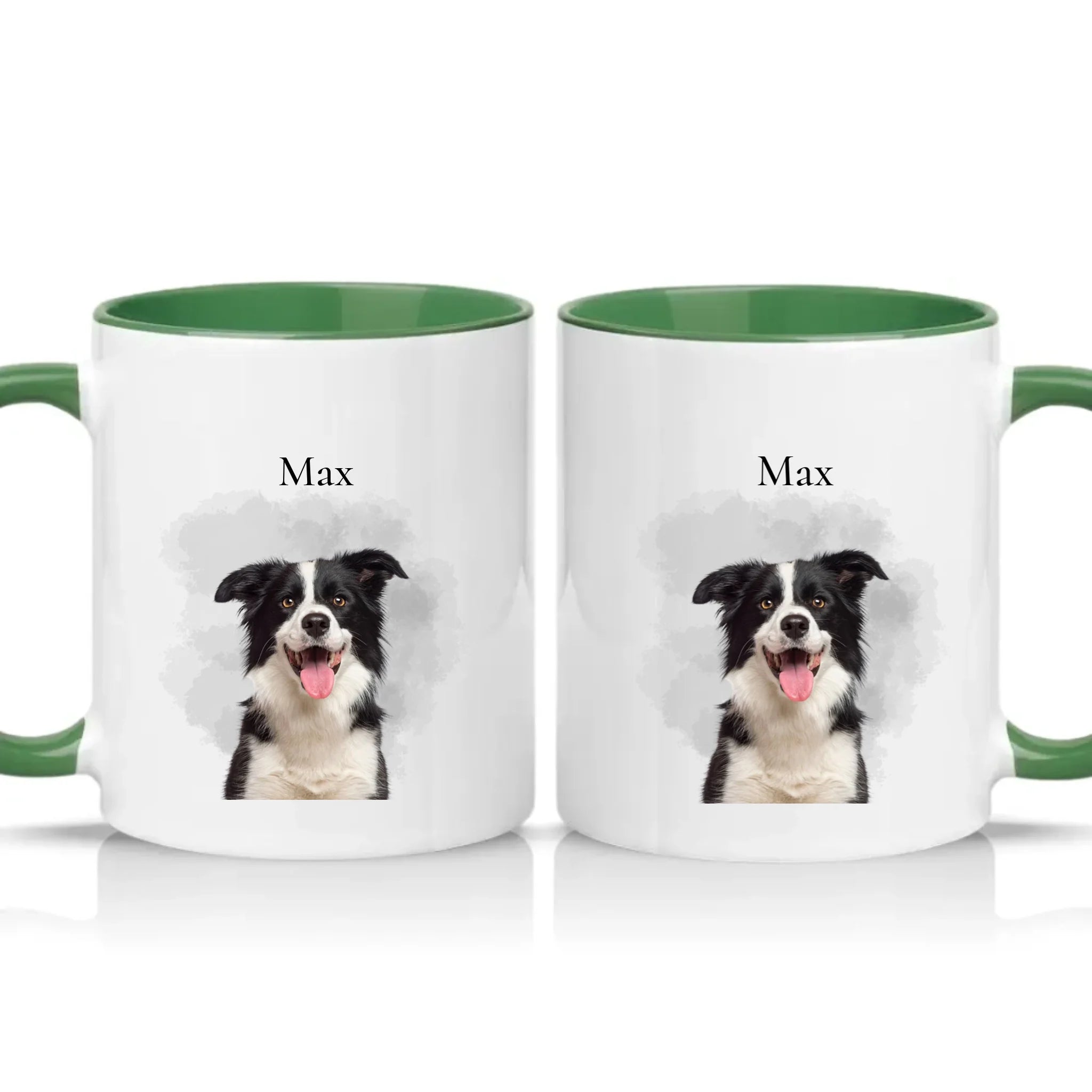 Two Tone 11oz Mug Racing Green