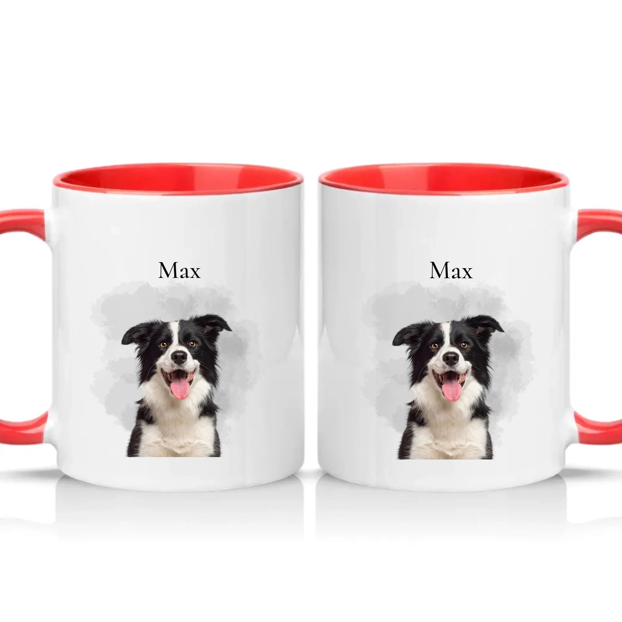 Two Tone 11oz Mug Red