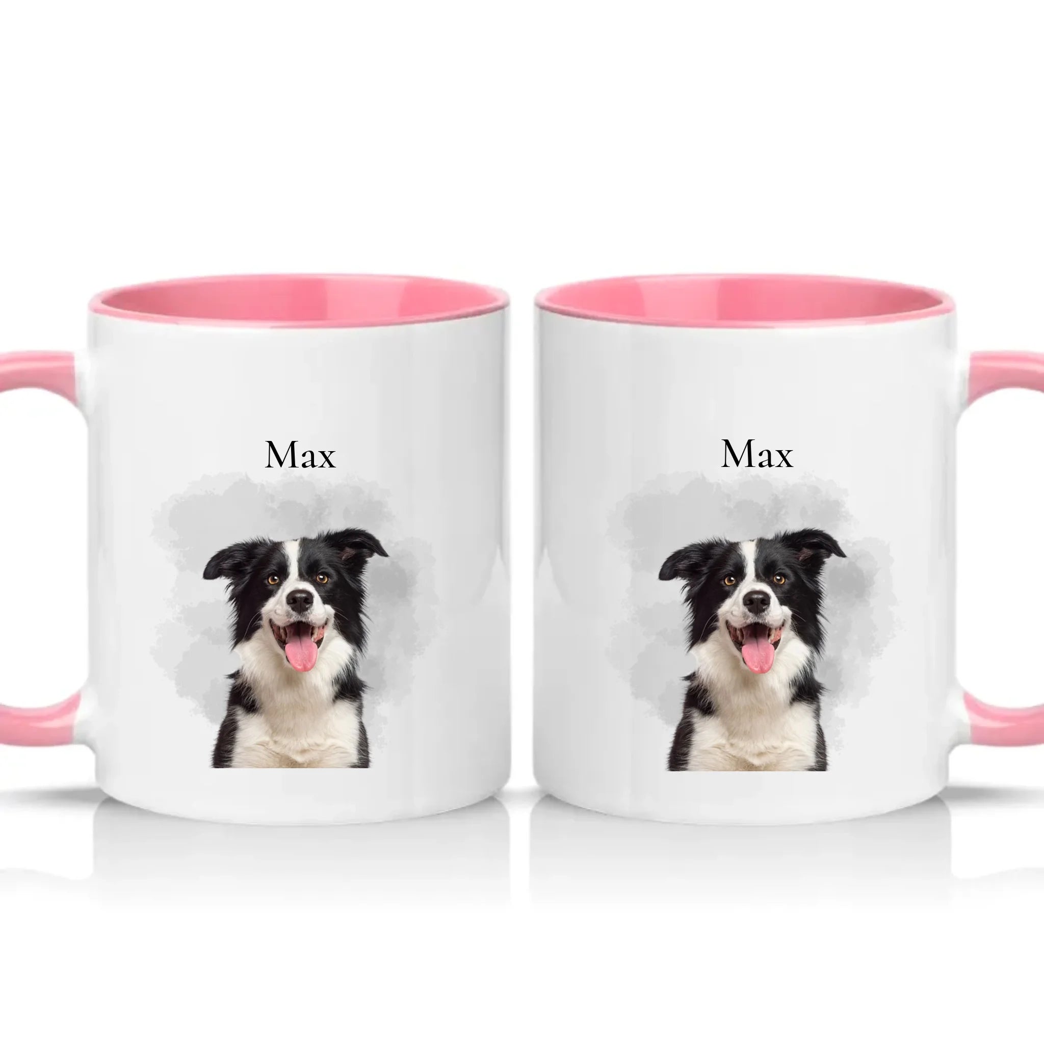 Two Tone 11oz Mug Pink