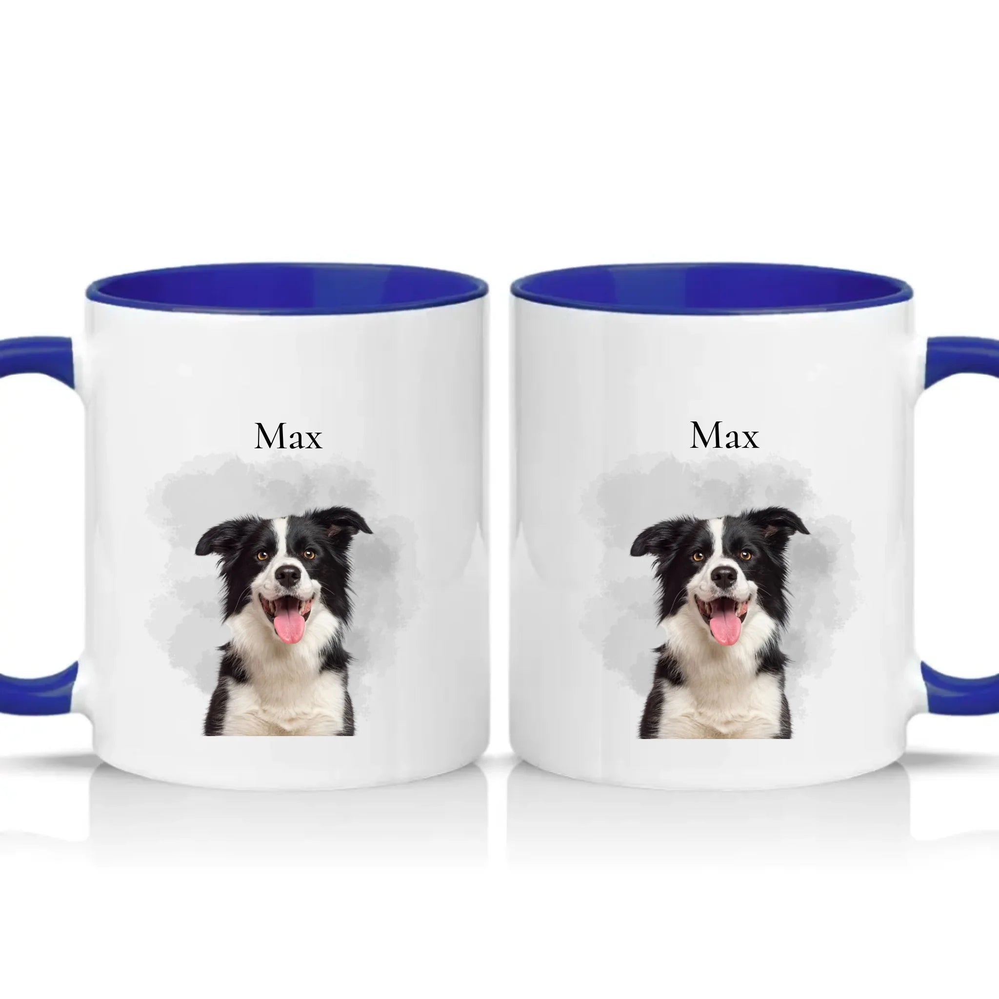 Two Tone 11oz Mug Dark Blue