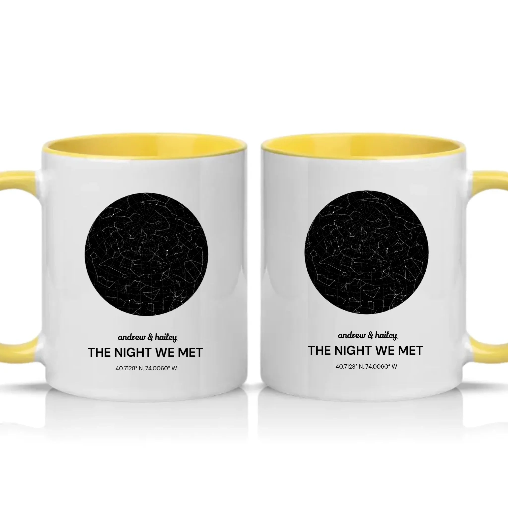 Two Tone 11oz Mug Yellow