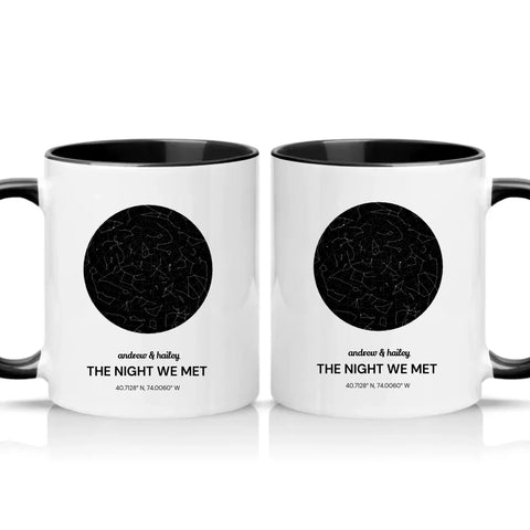 Two Tone 11oz Mug Black