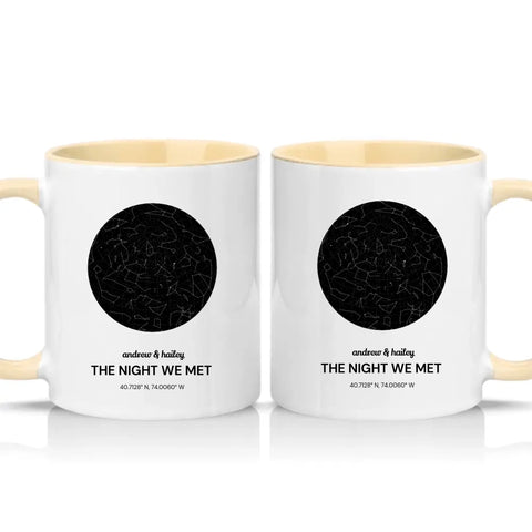 Two Tone 11oz Mug Cream