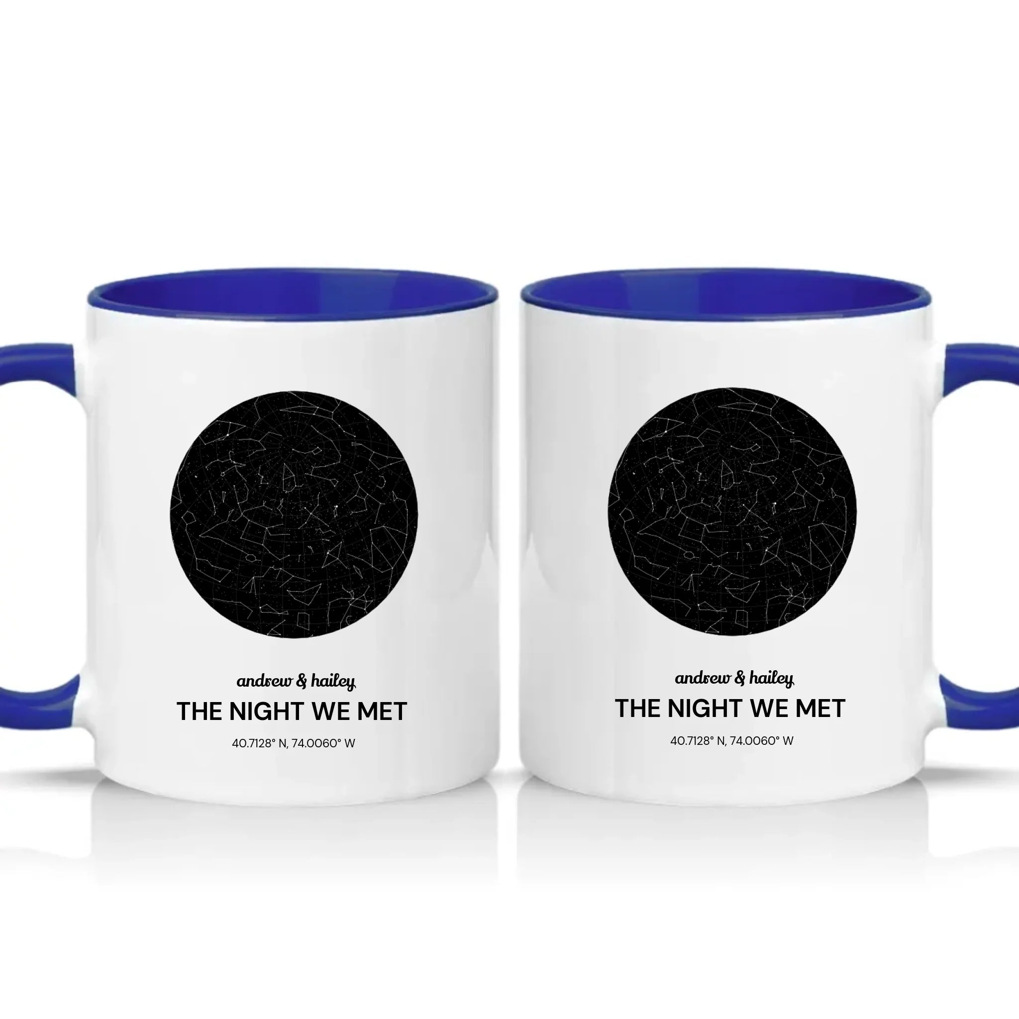 Two Tone 11oz Mug Dark Blue