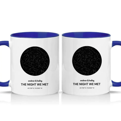Two Tone 11oz Mug Dark Blue