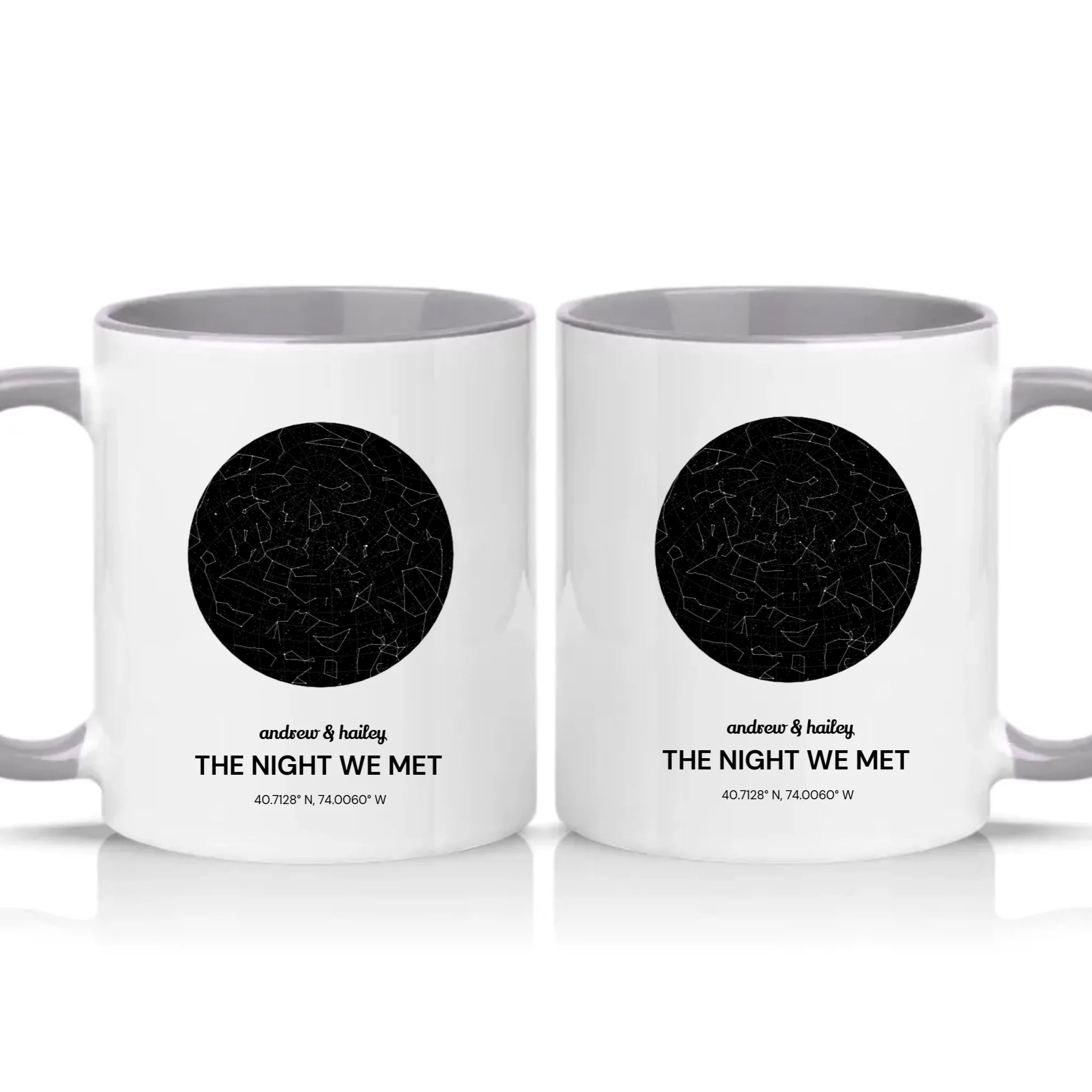 Two Tone 11oz Mug Grey