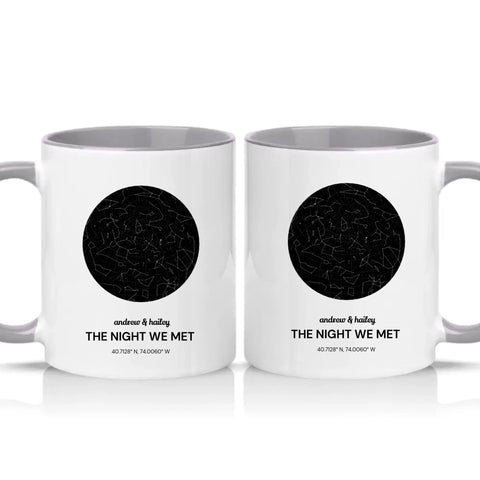 Two Tone 11oz Mug Grey
