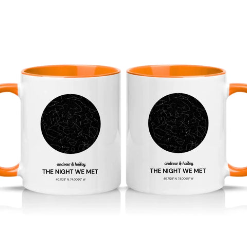 Two Tone 11oz Mug Orange