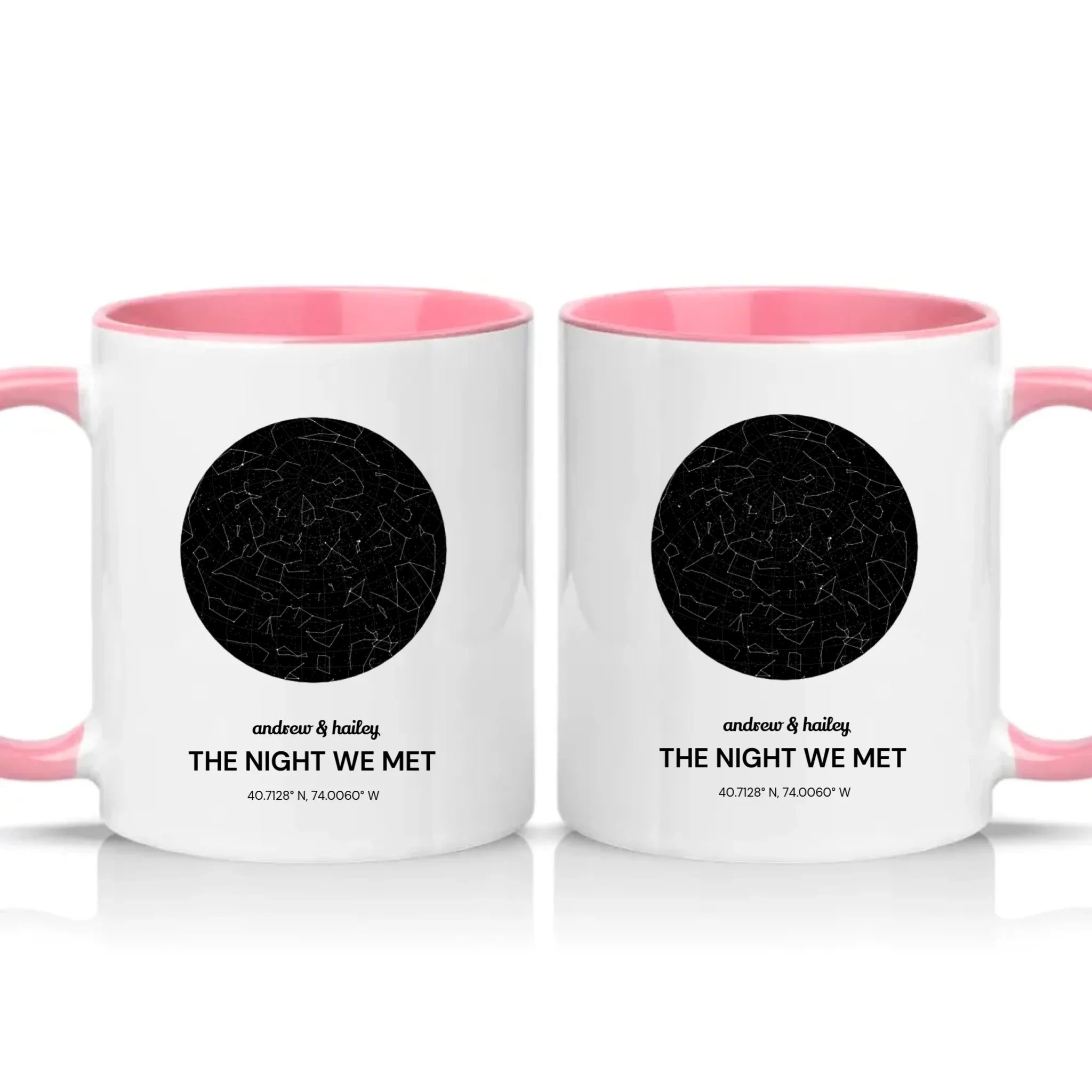 Two Tone 11oz Mug Pink