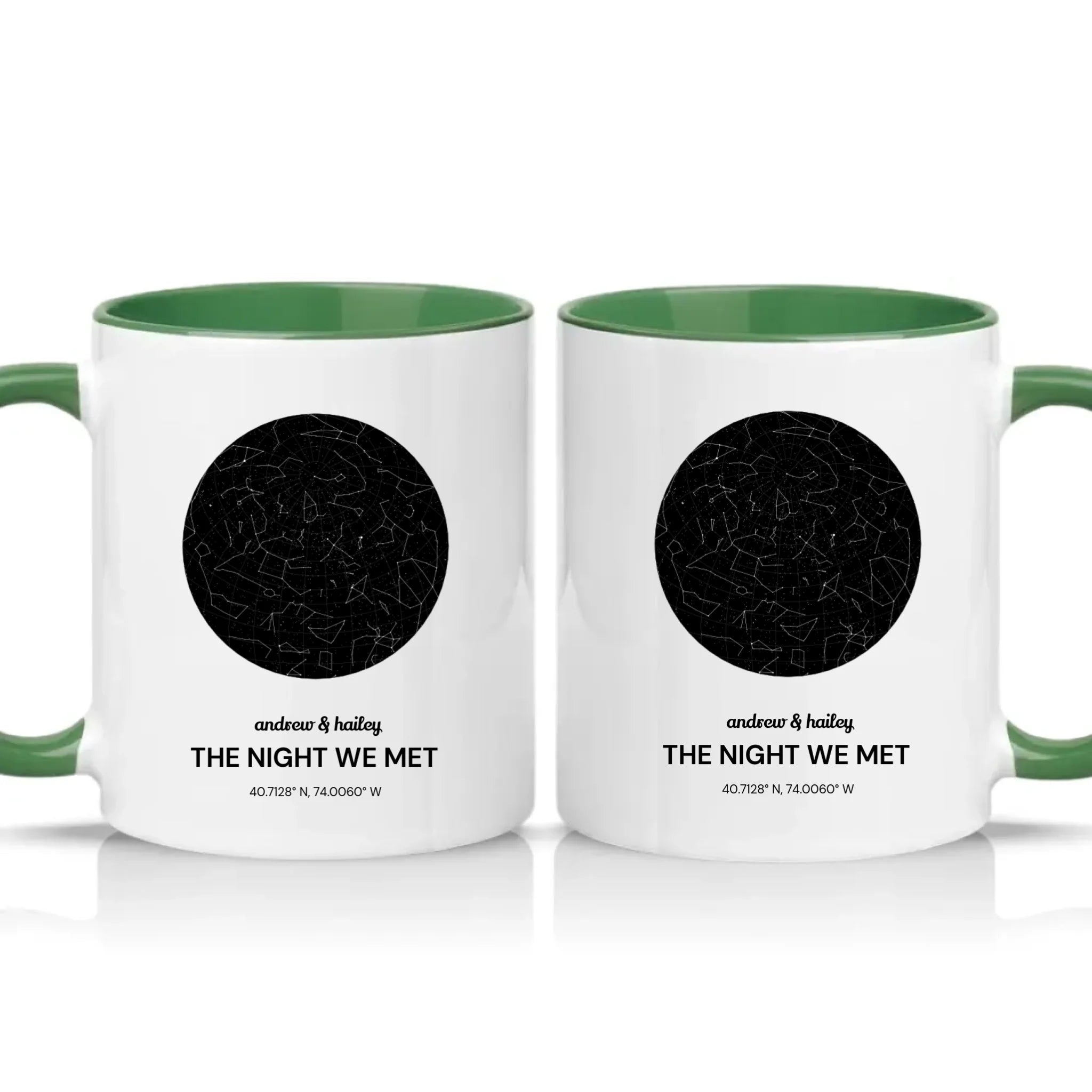 Two Tone 11oz Mug Racing Green