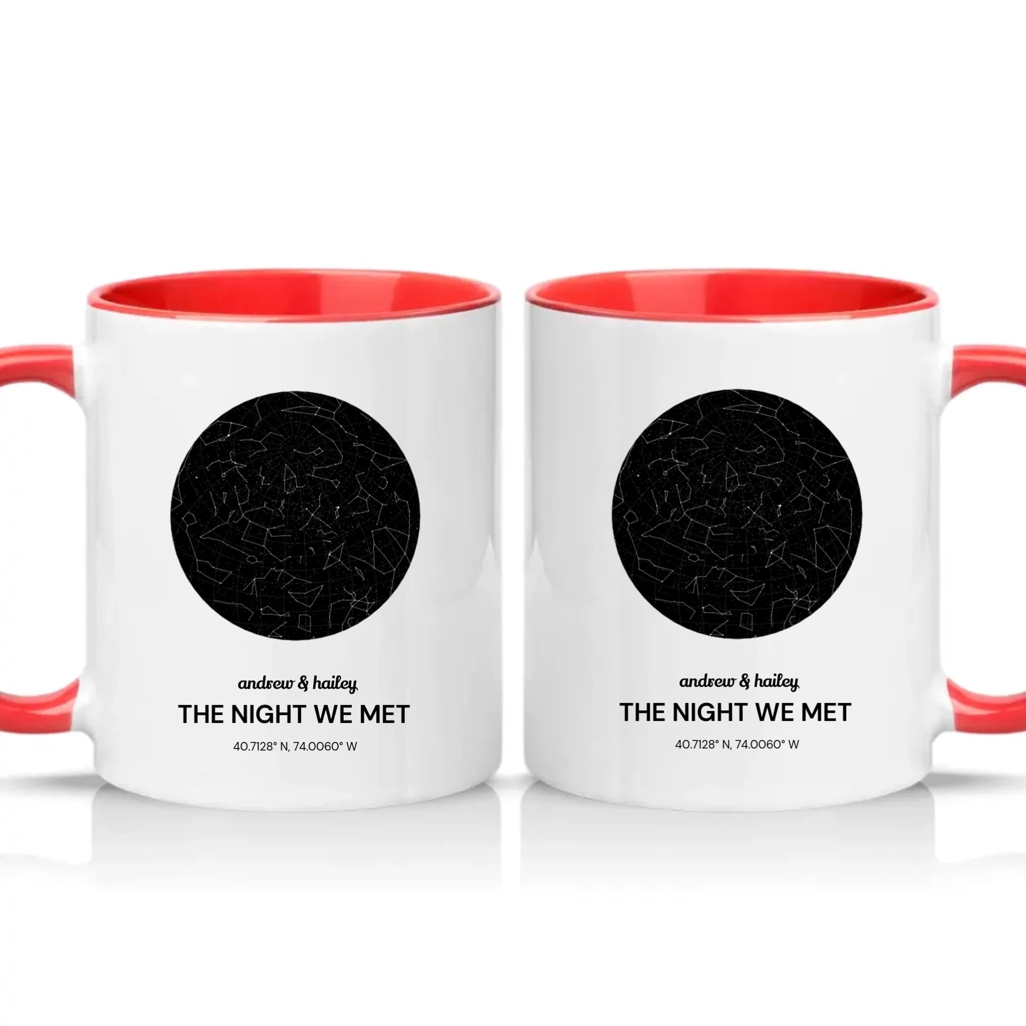 Two Tone 11oz Mug Red