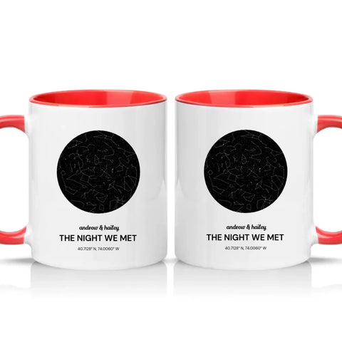 Two Tone 11oz Mug Red