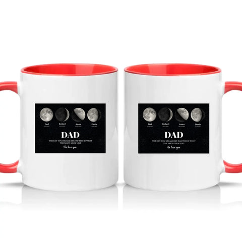 Two Tone 11oz Mug Red