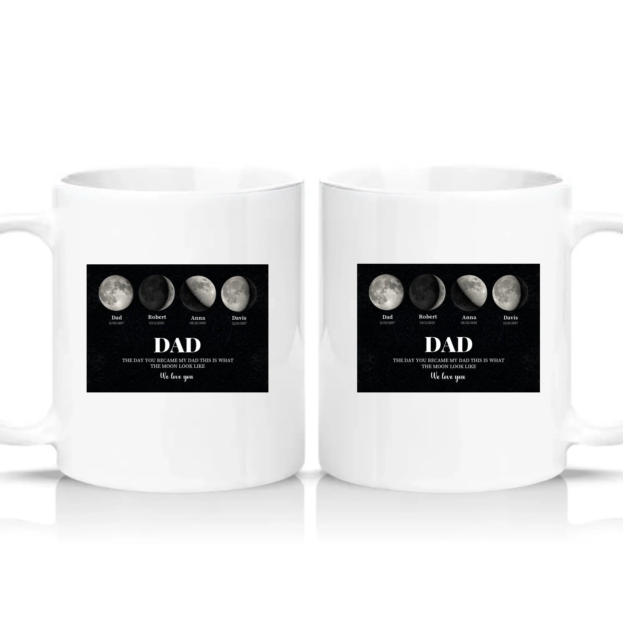 Two Tone 11oz Mug White