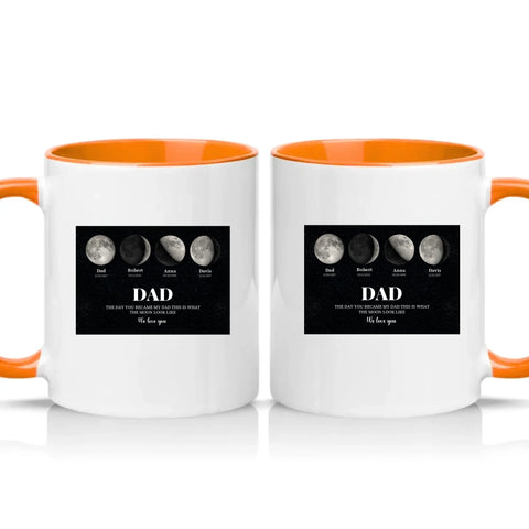 Two Tone 11oz Mug Orange