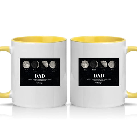 Two Tone 11oz Mug Yellow