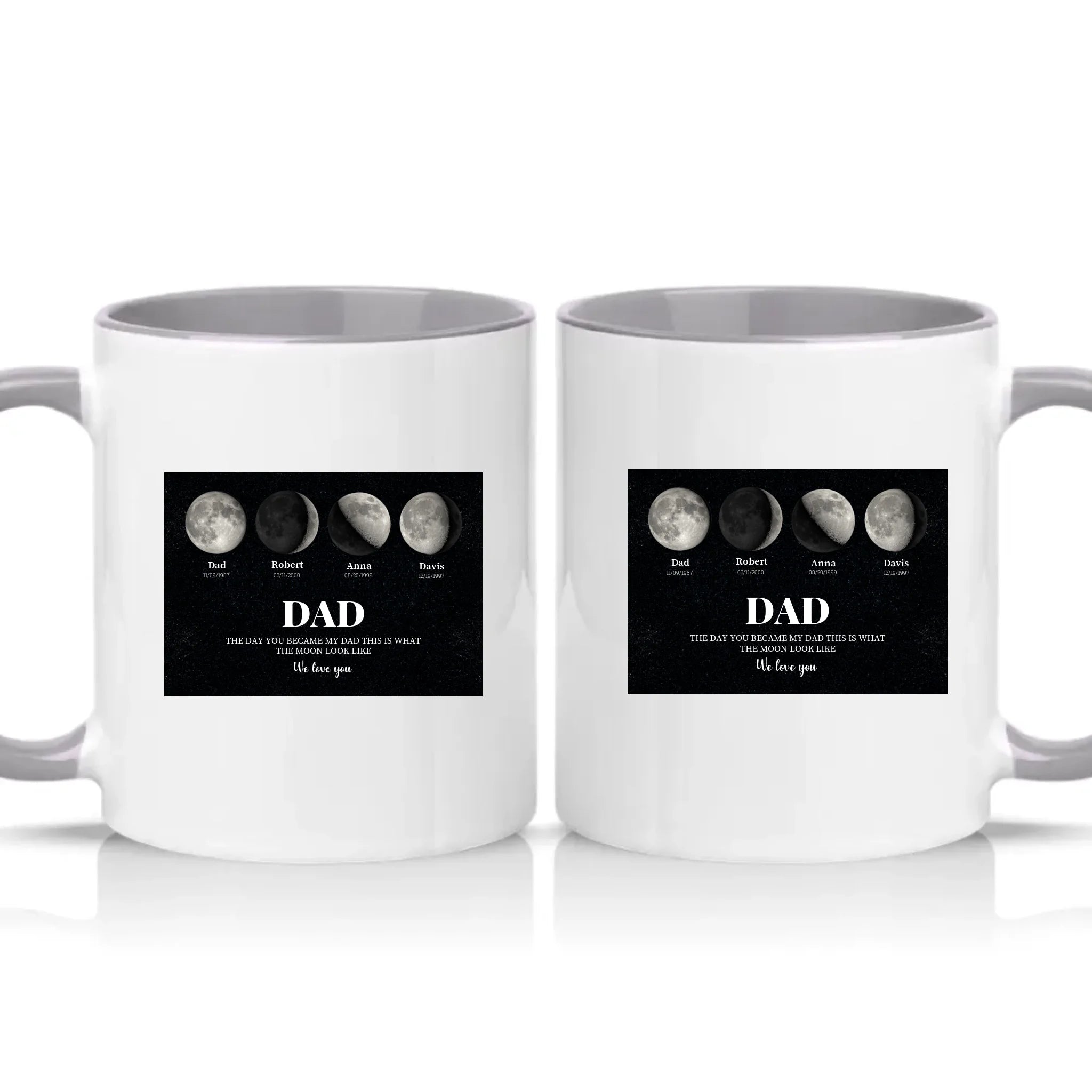 Two Tone 11oz Mug Grey