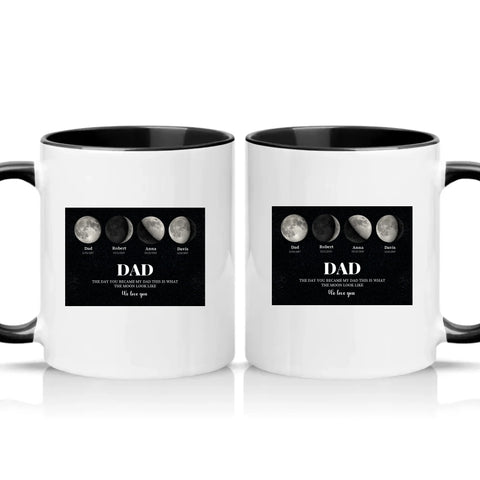 Two Tone 11oz Mug Black