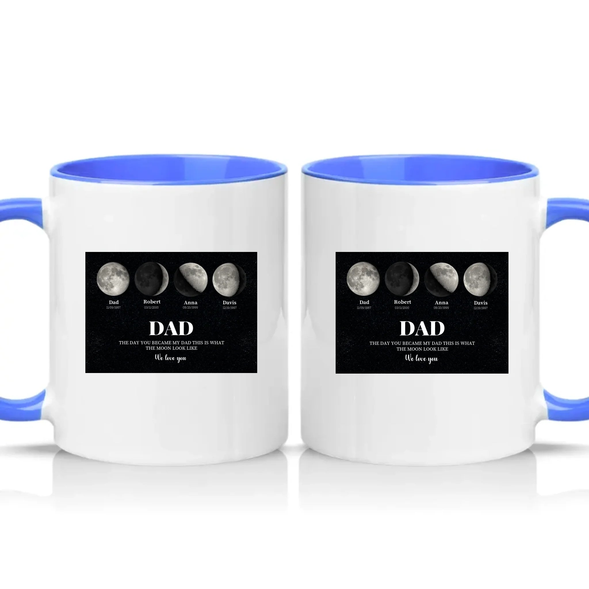 Two Tone 11oz Mug Medium Blue