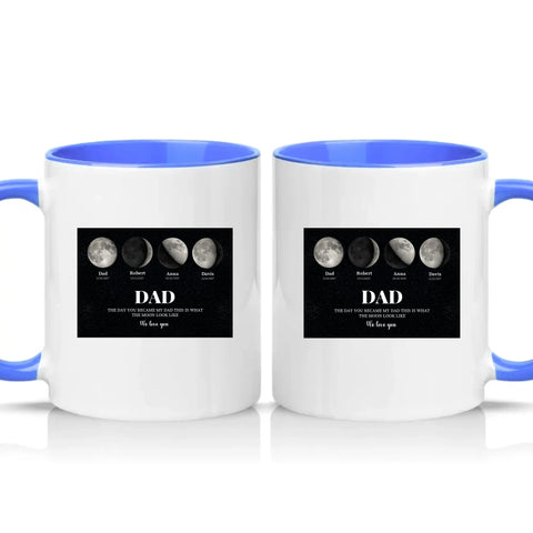 Two Tone 11oz Mug Medium Blue