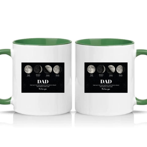 Two Tone 11oz Mug Racing Green