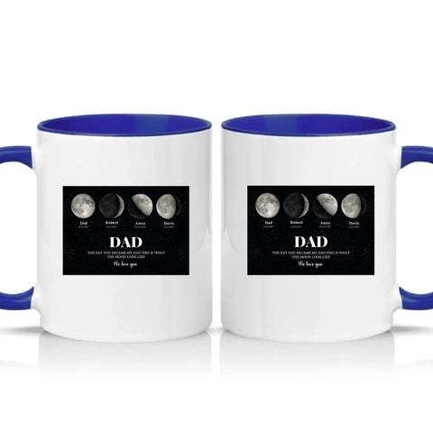Two Tone 11oz Mug Dark Blue