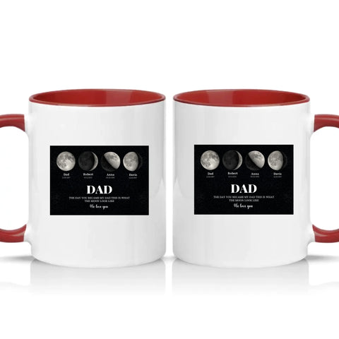 Two Tone 11oz Mug Burgundy