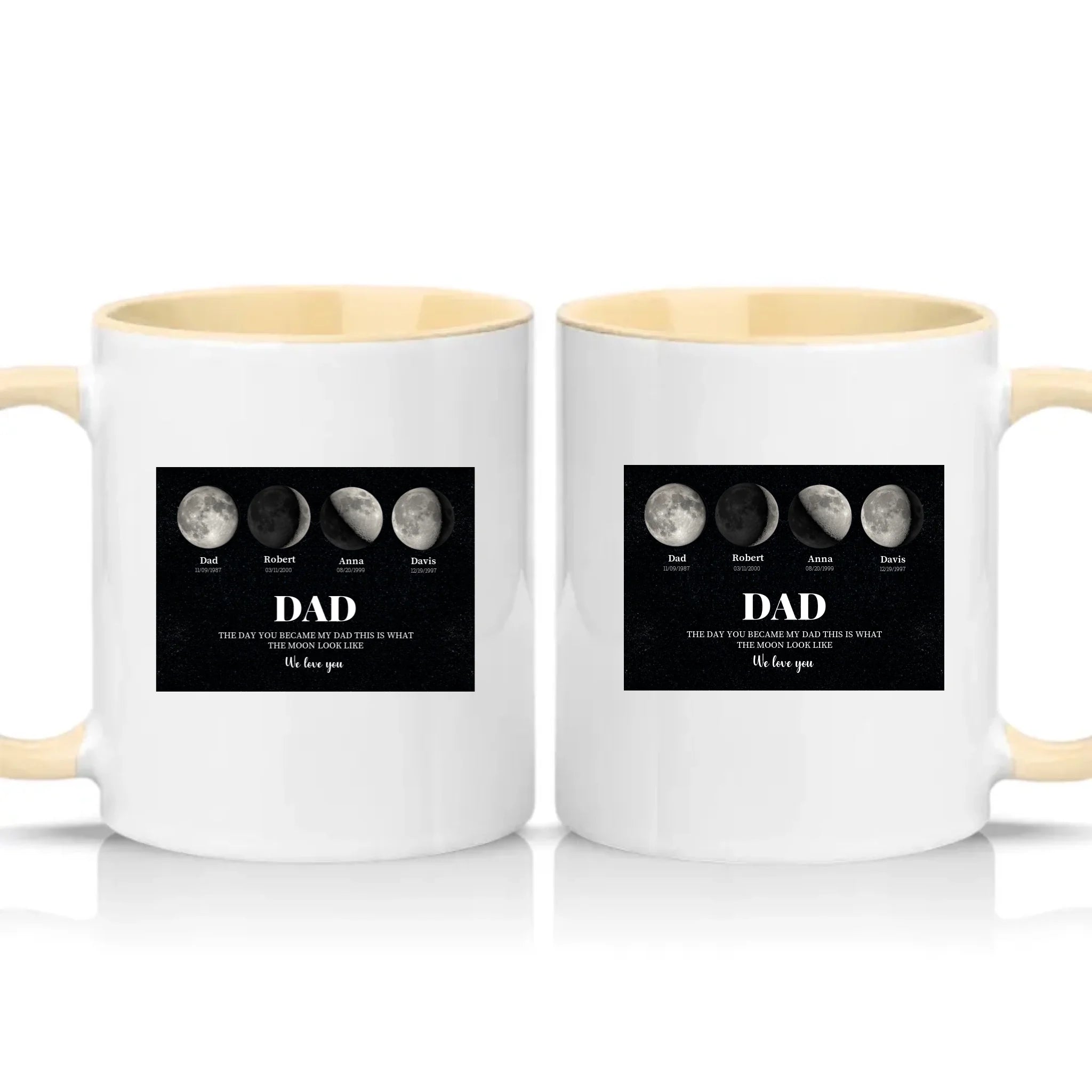 Two Tone 11oz Mug Cream