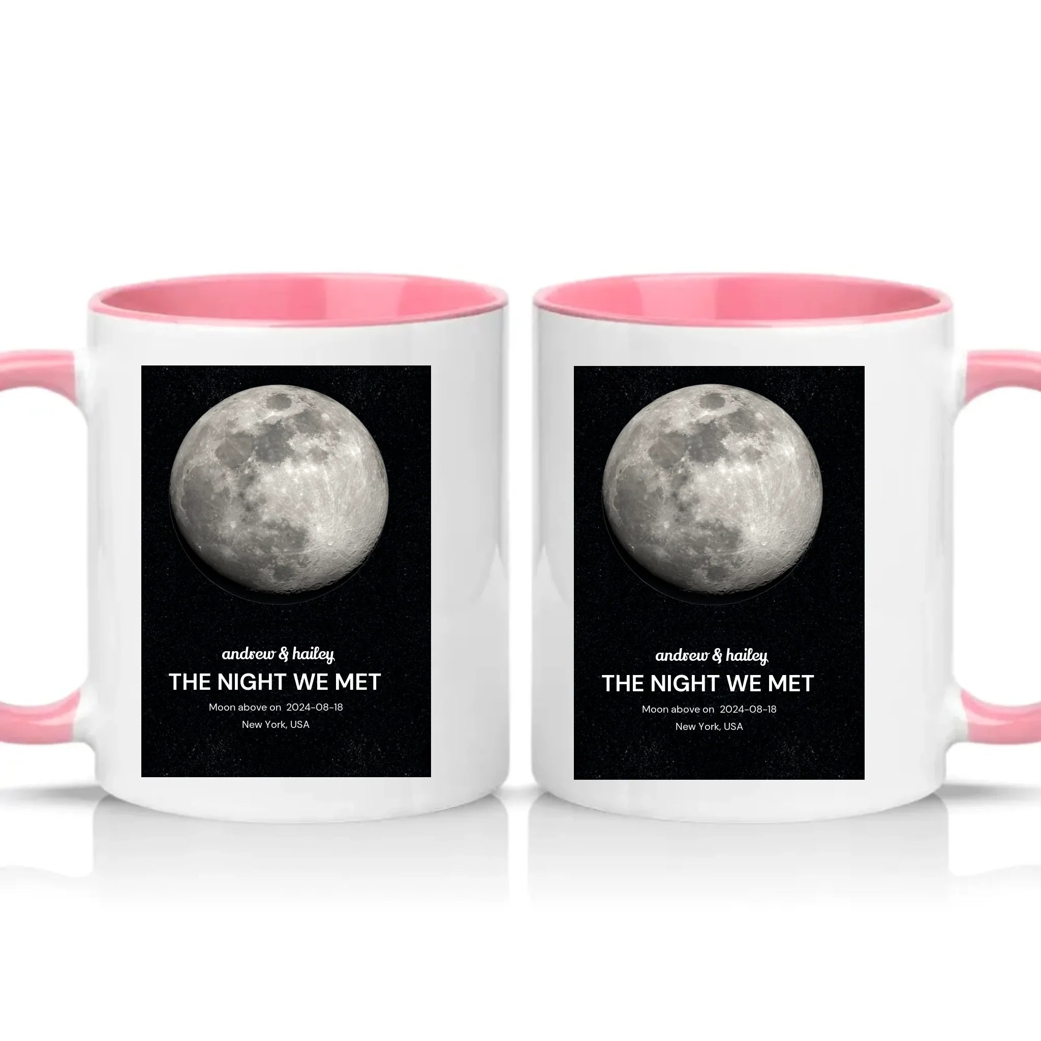 Two Tone 11oz Mug Pink