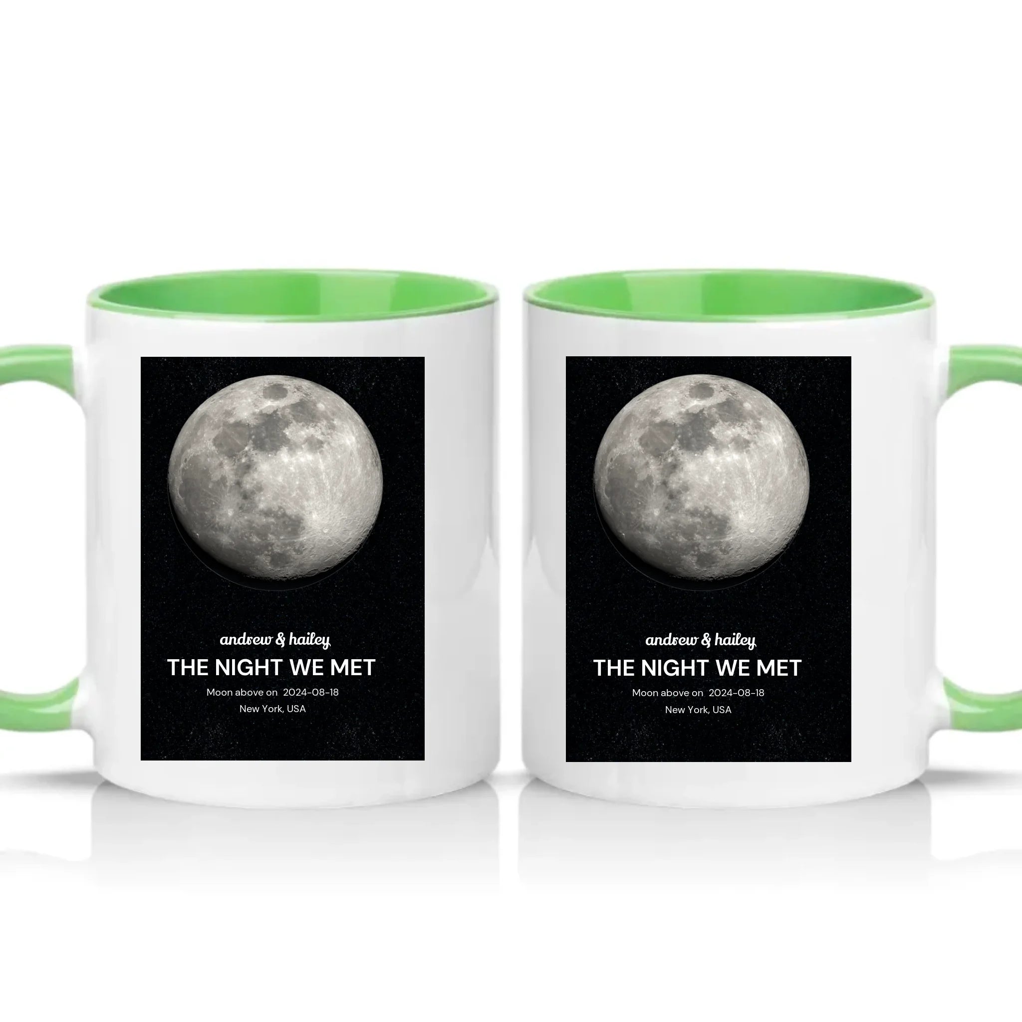 Two Tone 11oz Mug Green