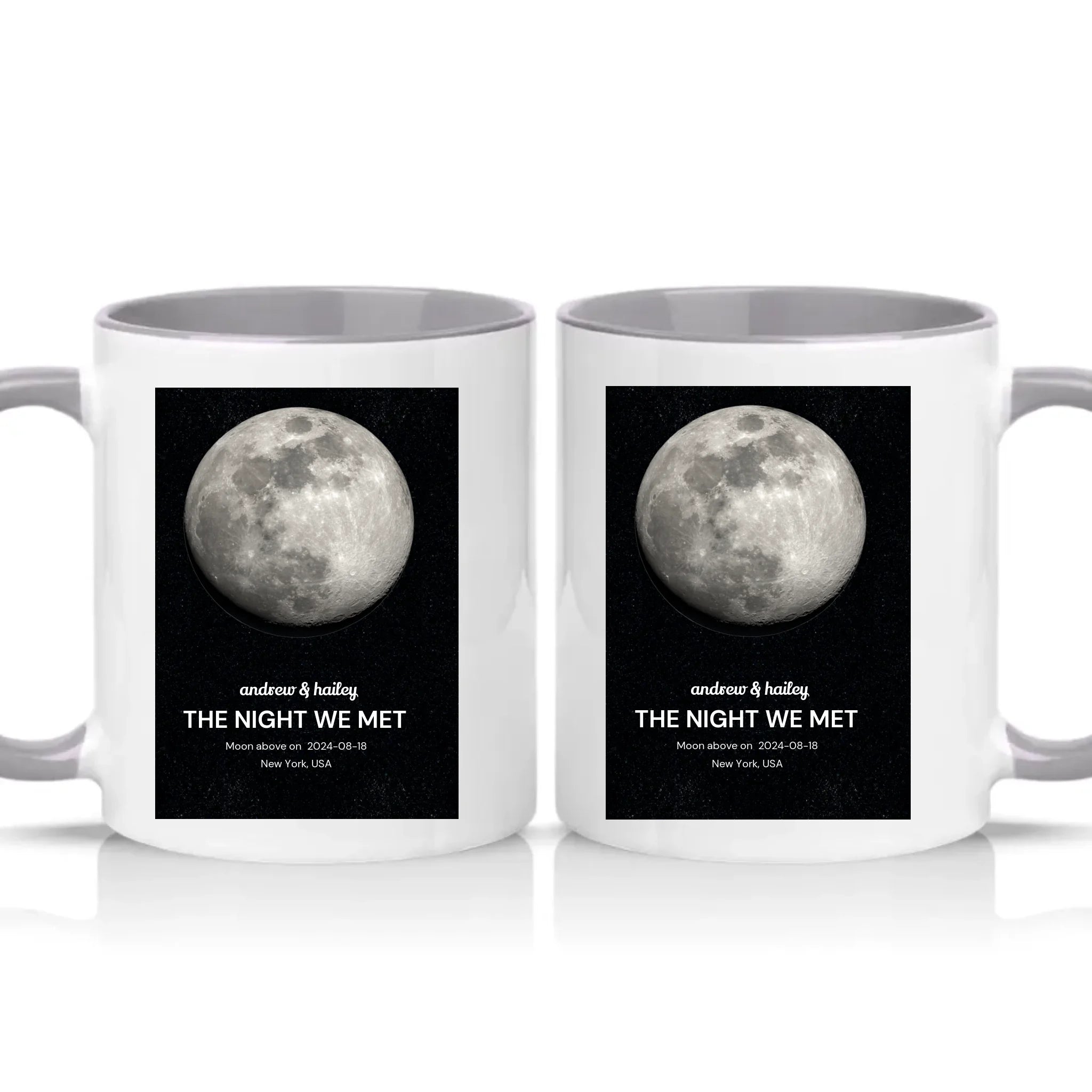 Two Tone 11oz Mug Grey