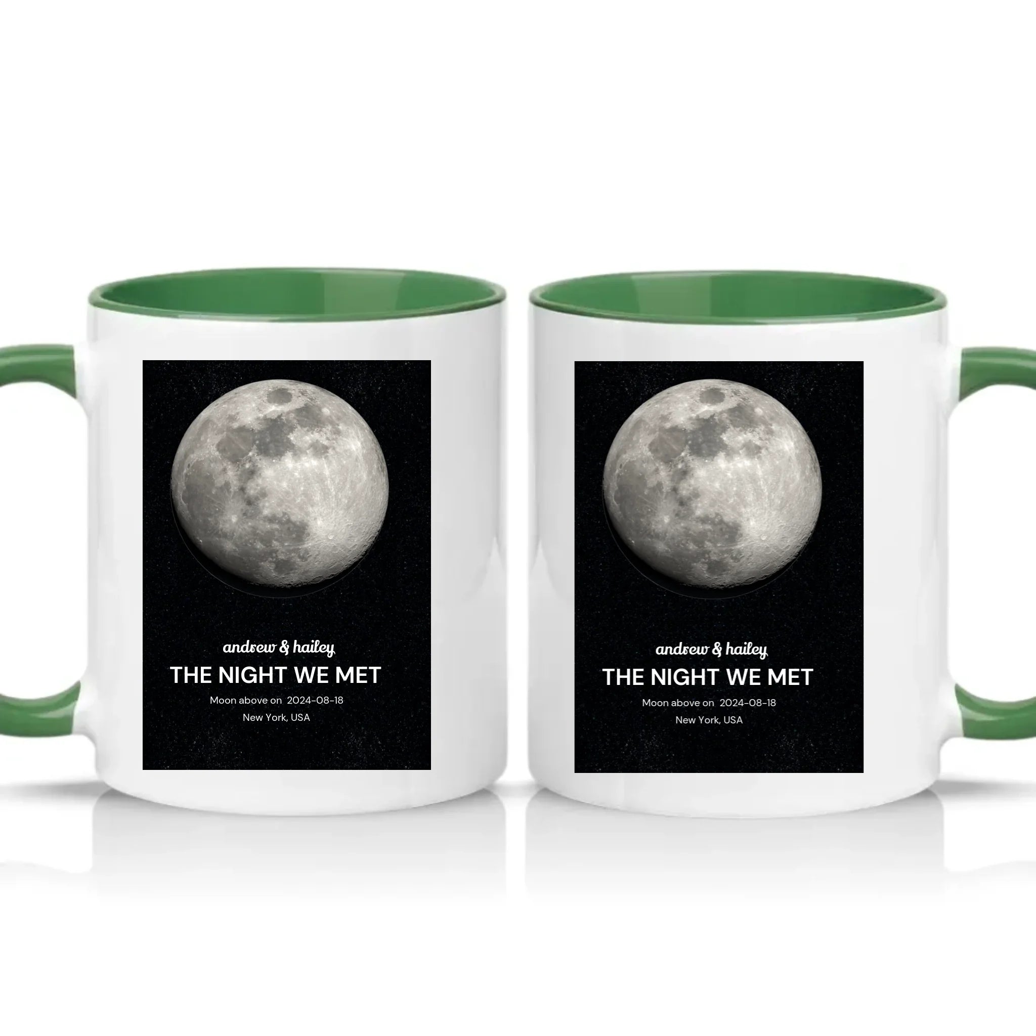 Two Tone 11oz Mug Racing Green