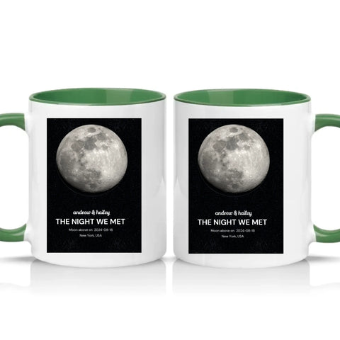 Two Tone 11oz Mug Racing Green