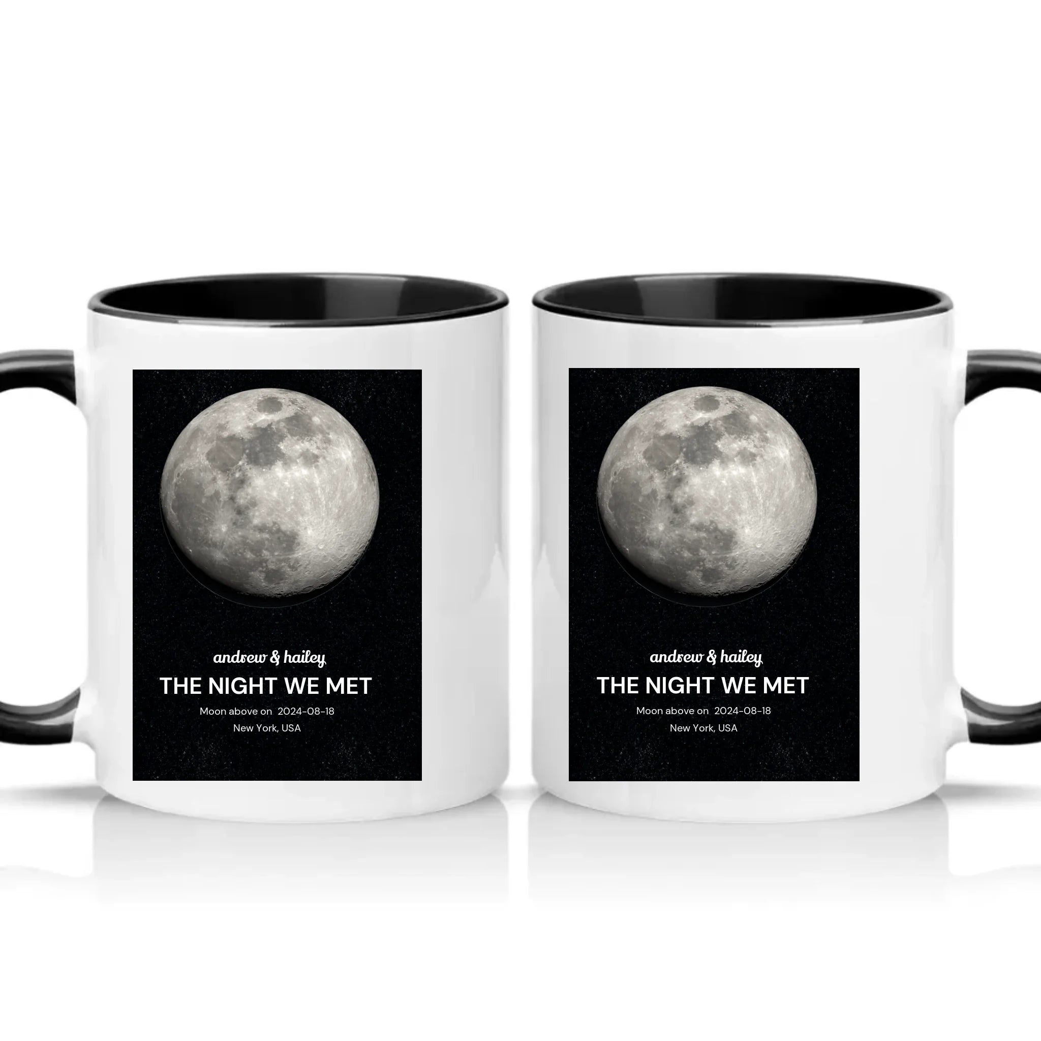 Two Tone 11oz Mug Black
