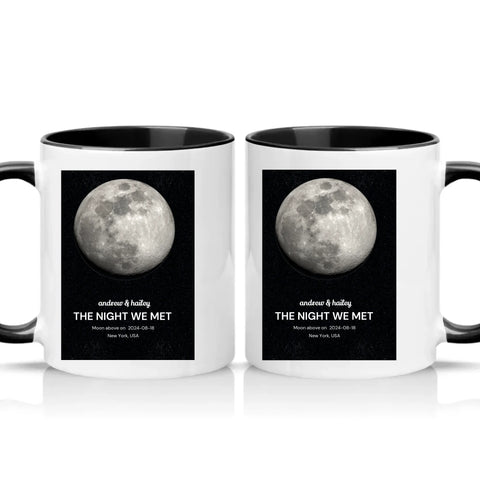 Two Tone 11oz Mug Black