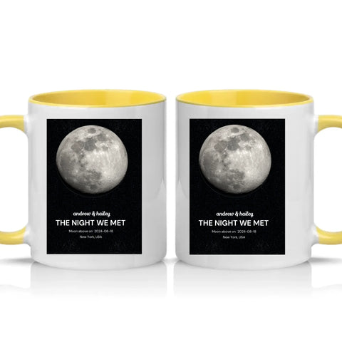 Two Tone 11oz Mug Yellow